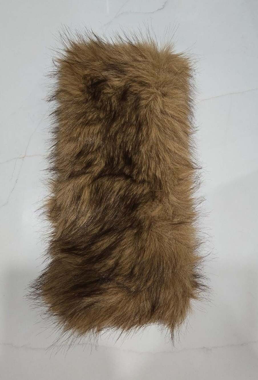 Faux Fur Ear Muffs Brown